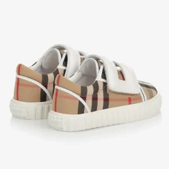 Burberry Trainers*Baby Beige Check Trainers