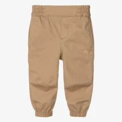 Burberry Trousers*Baby Boys Beige Cotton EKD Trousers
