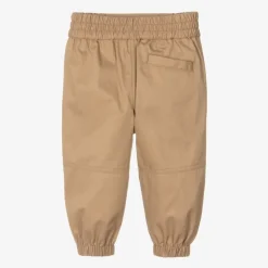 Burberry Trousers*Baby Boys Beige Cotton EKD Trousers