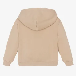 Dolce amp; Gabbana Tops*Baby Boys Beige Cotton Zip-Up Top