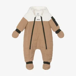 BOSS Snowwear*Baby Boys Beige Snowsuit
