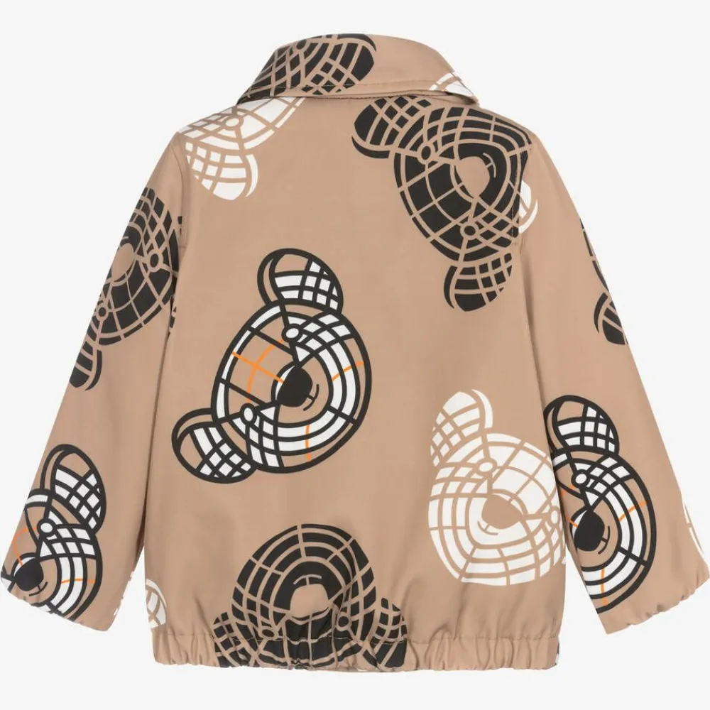 Burberry Coats & Jackets*Baby Boys Beige Thomas Bear Jacket