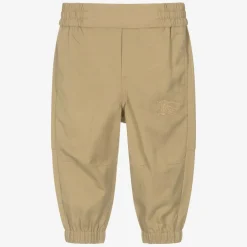 Burberry Trousers*Baby Boys Beige Twill Trousers