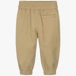 Burberry Trousers*Baby Boys Beige Twill Trousers