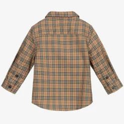 Burberry Tops*Baby Boys Beige Vintage Check Shirt