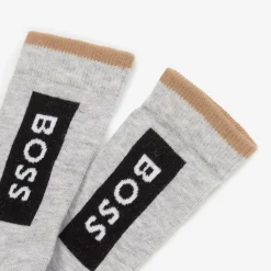 BOSS Socks|Socks*Baby Boys Black & Grey Socks (3 Pack)