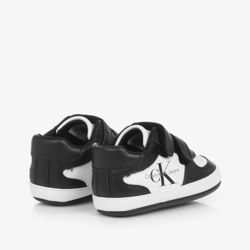 Calvin Klein Pre Walkers|Pre Walkers*Baby Boys Black & White Pre-Walkers