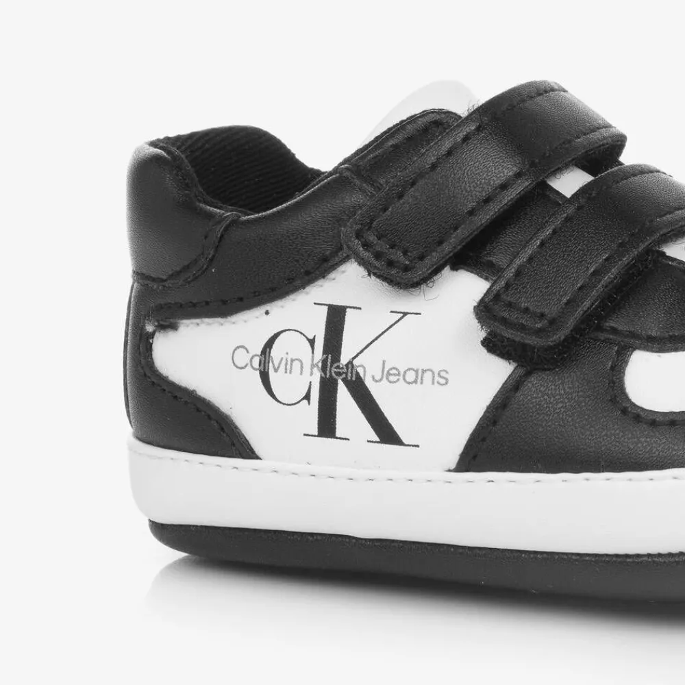 Calvin Klein Pre Walkers|Pre Walkers*Baby Boys Black & White Pre-Walkers