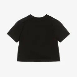 Burberry Tops*Baby Boys Black Cotton T-Shirt