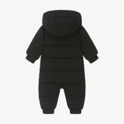 Calvin Klein Snowwear*Baby Boys Black Monogram Snowsuit
