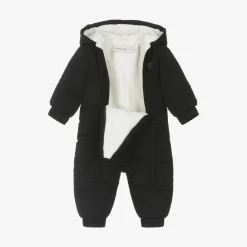 Calvin Klein Snowwear*Baby Boys Black Monogram Snowsuit