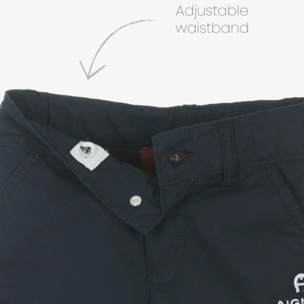 AIGNER Shorts|Shorts*Baby Boys Blue Cotton Cargo Shorts