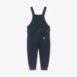 Guess Trousers*Baby Boys Blue Cotton Dungarees