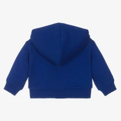 Burberry Tops*Baby Boys Blue Cotton Hoodie