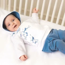 Sofija Tracksuits*Baby Boys Blue Cotton Horse Tracksuit