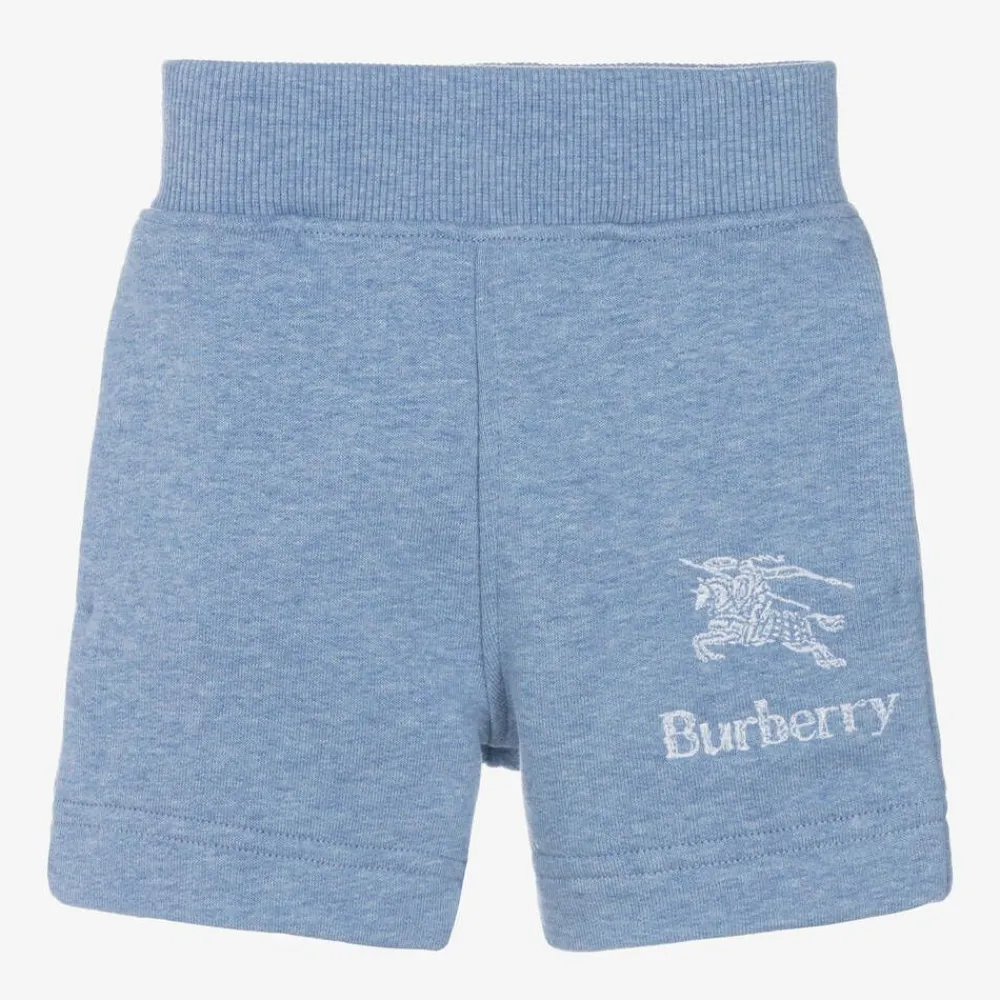 Burberry Shorts*Baby Boys Blue Cotton Shorts