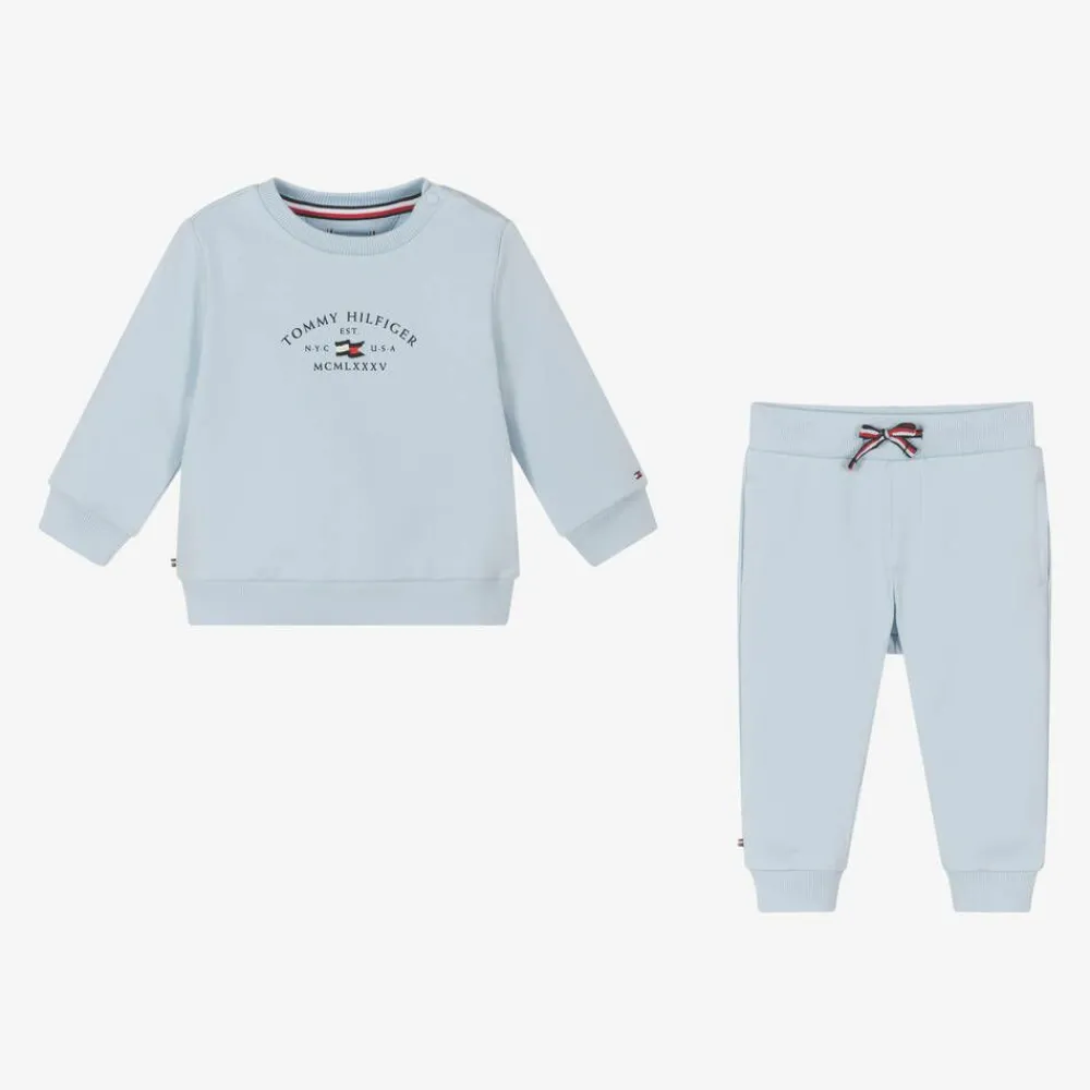 Tommy Hilfiger Tracksuits|Tracksuits*Baby Boys Blue Cotton Tracksuit
