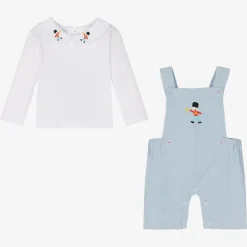 Beau KiD Outfit Sets*Baby Boys Blue Dungaree Set