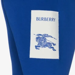 Burberry Trousers*Baby Boys Blue EKD Cotton Joggers