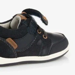 Mayoral First Walkers|First Walkers*Baby Boys Blue Leather First Walkers
