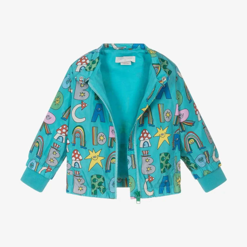 Stella McCartney Kids Coats & Jackets|Coats & Jackets*Baby Boys Blue Magical Letters Jacket