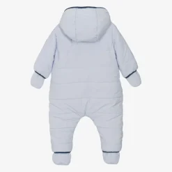 Timberland Snowwear*Baby Boys Blue Padded Snowsuit