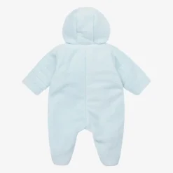 Emile et Rose Babysuits*Baby Boys Blue Plush Teddy Pramsuit