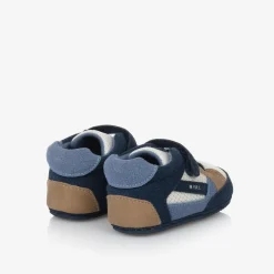 Mayoral Newborn Pre Walkers|Pre Walkers*Baby Boys Blue Pre-Walker Trainers