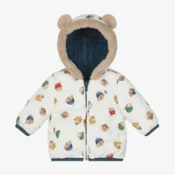 Mayoral Newborn Coats & Jackets*Baby Boys Blue Reversible Coat