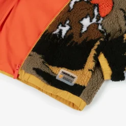 Timberland Tops*Baby Boys Brown Mountain Fleece Zip-up Top