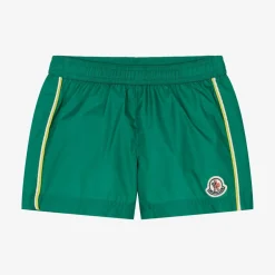 Moncler Enfant Swimwear*Baby Boys Green Swim Shorts