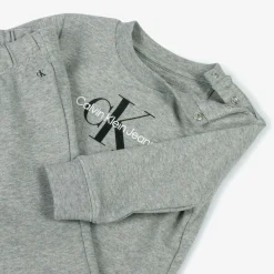 Calvin Klein Tracksuits|Tracksuits*Baby Boys Grey Cotton Monogram Tracksuit
