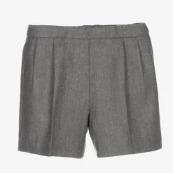 Gucci Shorts|Shorts*Baby Boys Grey Wool Shorts
