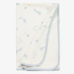 Kissy Love Gifts*Baby Boys Ivory Starry Sky Cotton Blanket (73cm)