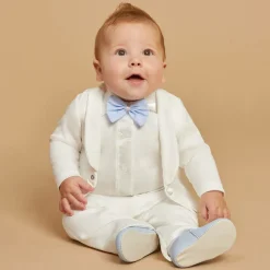 Beau KiD Suits|Suits*Baby Boys Ivory Waistcoat Suit