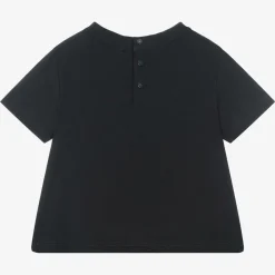 Emporio Armani Tops*Baby Boys Navy Blue Cotton T-Shirt
