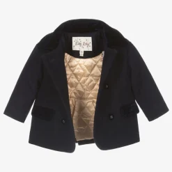 Rachel Riley Coats & Jackets*Baby Boys Navy Blue Double Breasted Coat