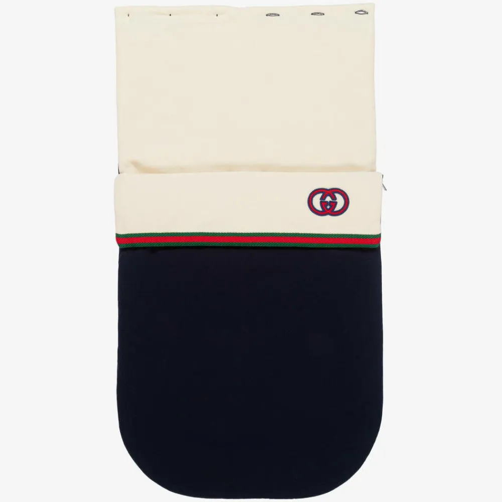 Gucci Gifts*Baby Boys Navy Blue Interlocking G Nest (74cm)