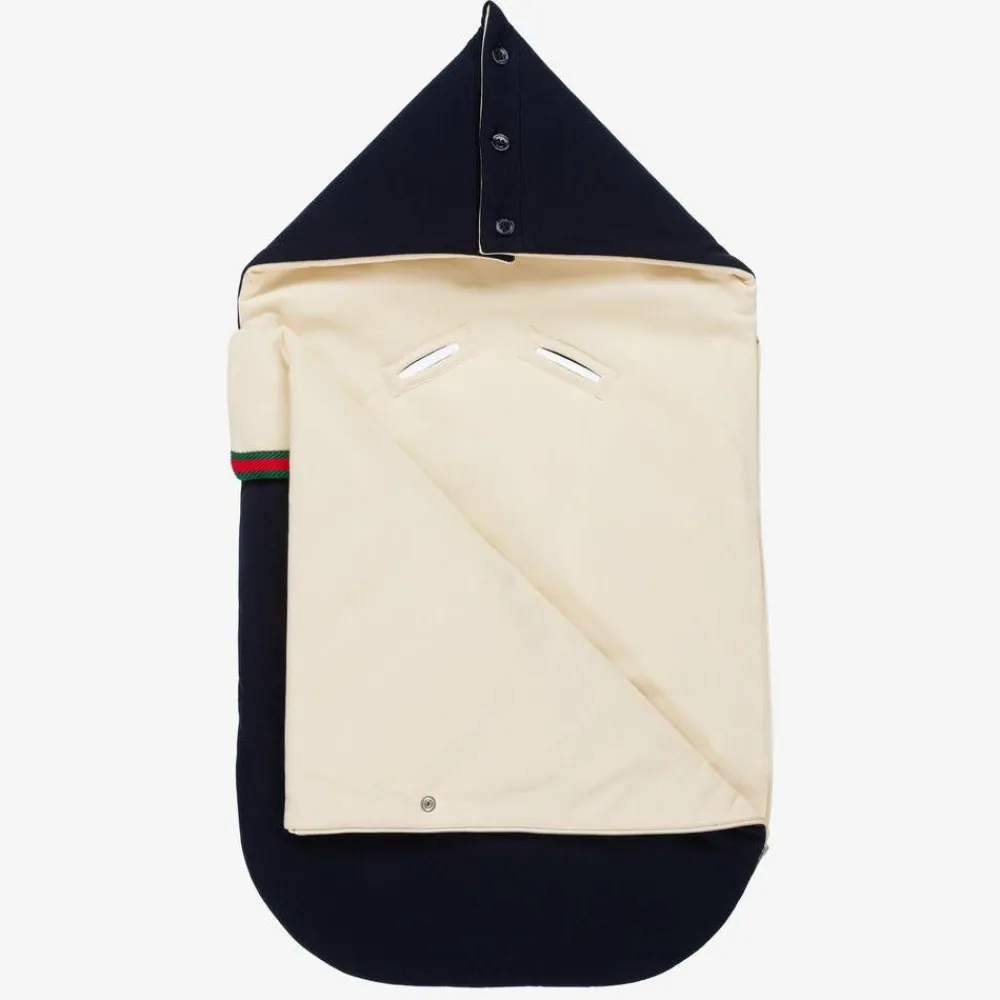Gucci Gifts*Baby Boys Navy Blue Interlocking G Nest (74cm)