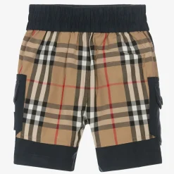 Burberry Shorts|Shorts*Baby Boys Navy Blue Pocket Shorts