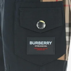Burberry Shorts|Shorts*Baby Boys Navy Blue Pocket Shorts