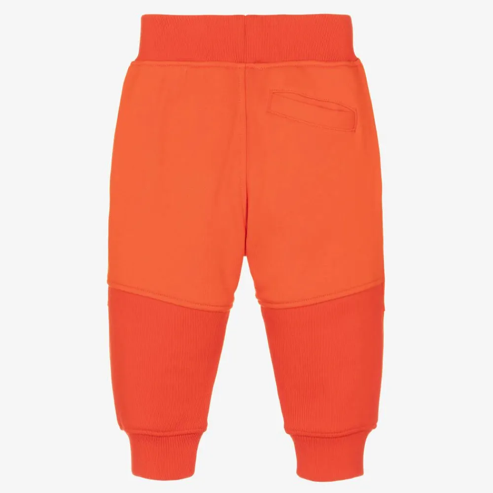 Burberry Trousers*Baby Boys Orange Cotton Joggers