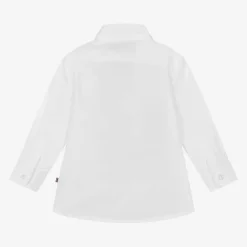 AIGNER Tops*Baby Boys White Cotton Shirt