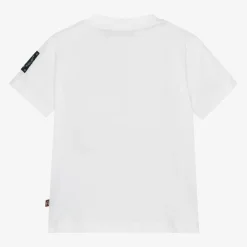 AIGNER Tops|Tops*Baby Boys White Cotton T-Shirt