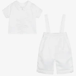 Beau KiD Outfit Sets*Baby Boys White Shorts Set