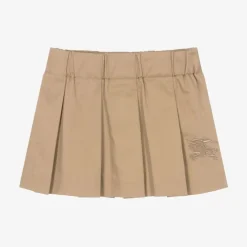 Burberry Skirts*Baby Girls Archive Beige Cotton EKD Skirt