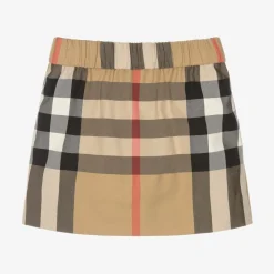 Burberry Skirts*Baby Girls Beige Check Skirt