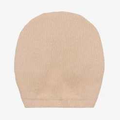 Jamiks Gifts*Baby Girls Beige Ribbed Cotton Turban