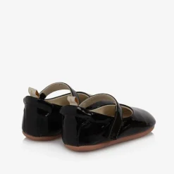 Tip Toey Joey First Walkers|First Walkers*Baby Girls Black Patent Leather Shoes