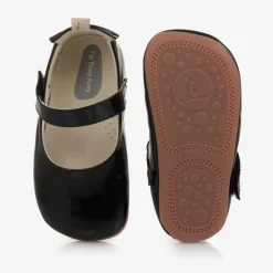 Tip Toey Joey First Walkers|First Walkers*Baby Girls Black Patent Leather Shoes